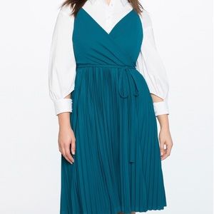 Eloquii pleated dress
